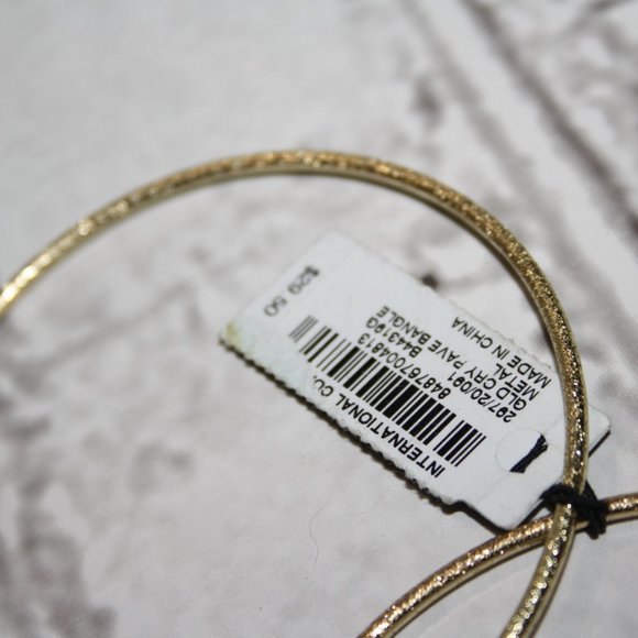 NWT INC Gold bangle bracelet set - Picture 2 of 5